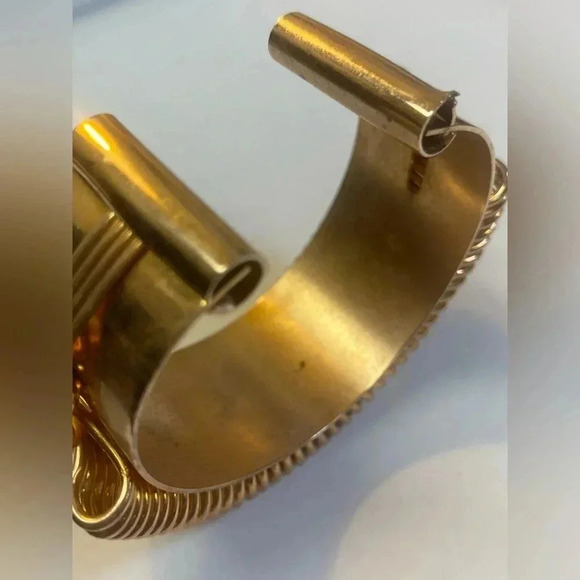 VINTAGE COPPER-LOOKING CUFF BRACELET - Picture 7 of 8